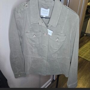 Torrid Women's Olive Jean Jacket